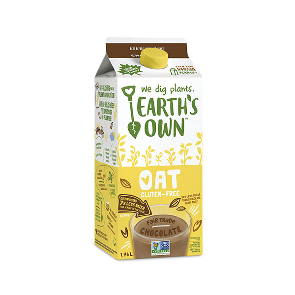 Earth\'s Own Oat Chocolate Gluten Free 1.75L Earth\'s Own Oat Chocolate Gluten Free 1.75L